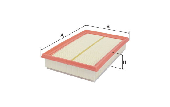 Air filter AP 078/6 Filtron, Image 2