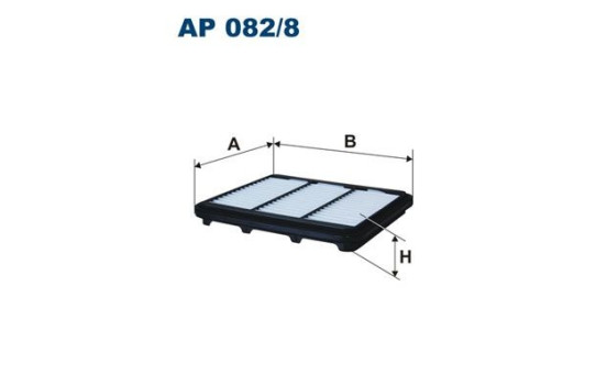Air filter AP 082/8 Filtron