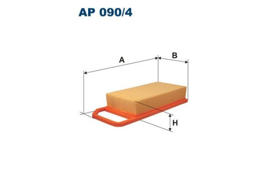 Air filter AP 090/4 Filtron