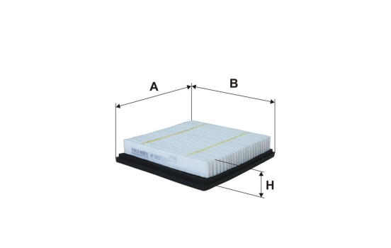 Air filter AP 093/1 Filtron, Image 2