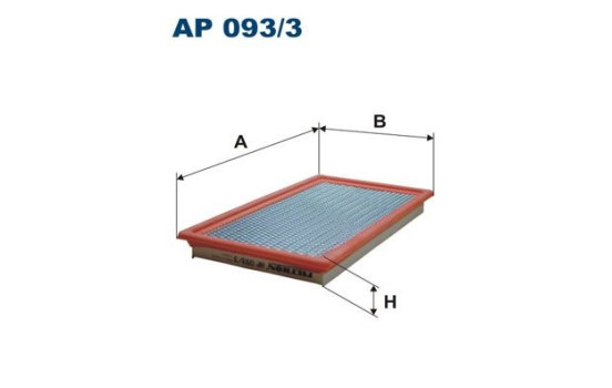 Air filter AP 093/3 Filtron