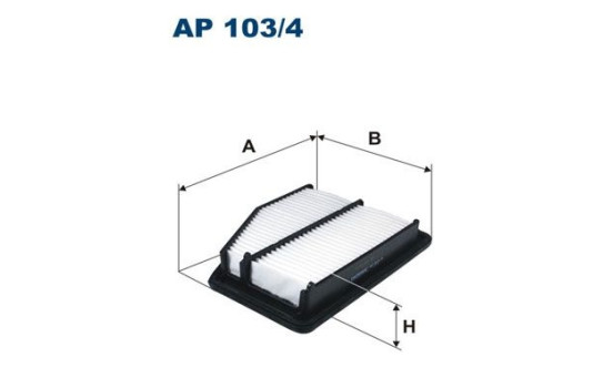 Air filter AP 103/4 Filtron