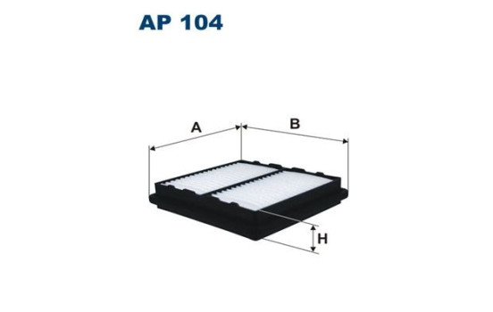 Air filter AP 104 Filtron