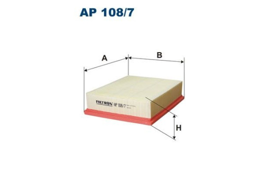 Air filter AP 108/7 Filtron