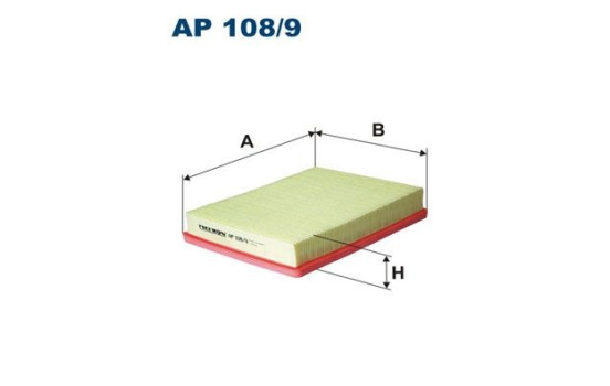Air filter AP 108/9 Filtron