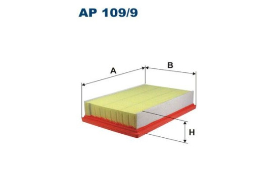 Air filter AP 109/9 Filtron