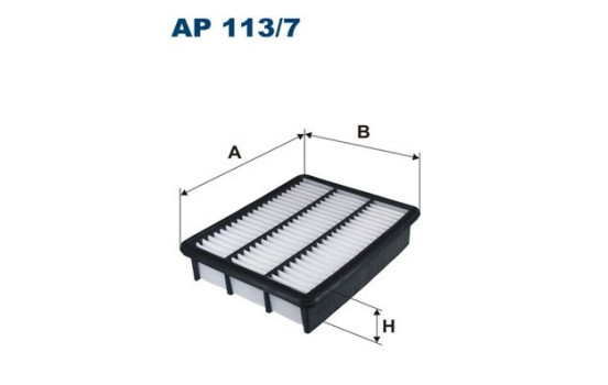 Air filter AP 113/7 Filtron