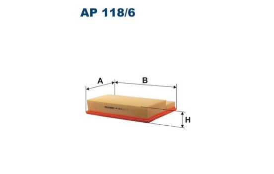 Air filter AP 118/6 Filtron