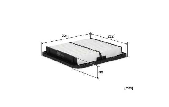 Air filter AP 121/3 Filtron, Image 2