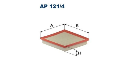 Air filter AP 121/4 Filtron