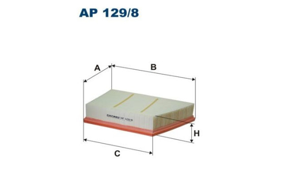 Air filter AP 129/8 Filtron