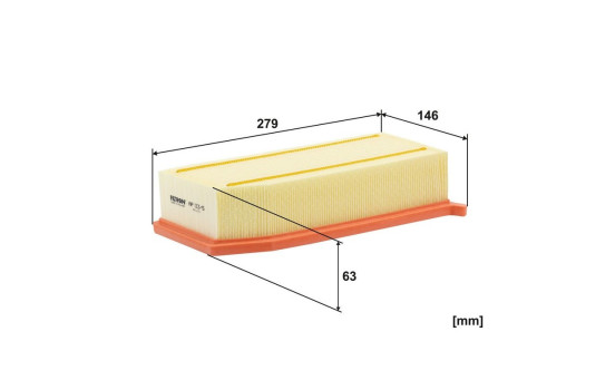 Air filter AP 133/5 Filtron, Image 3