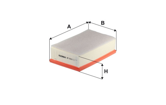 Air filter AP 133/8 Filtron, Image 2