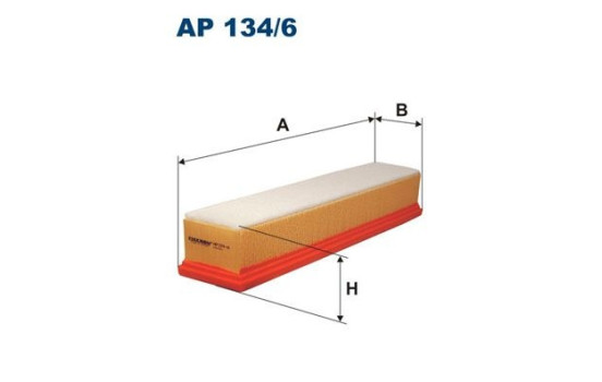 Air filter AP 134/6 Filtron