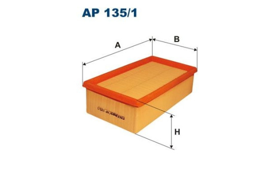 Air filter AP 135/1 Filtron