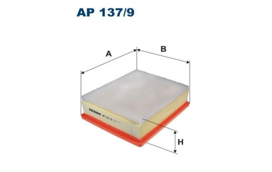 Air filter AP 137/9 Filtron