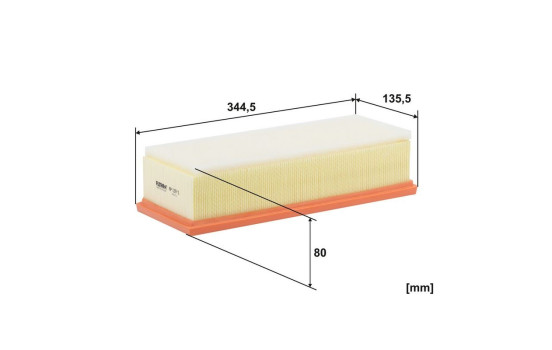 Air filter AP 139/3 Filtron, Image 3