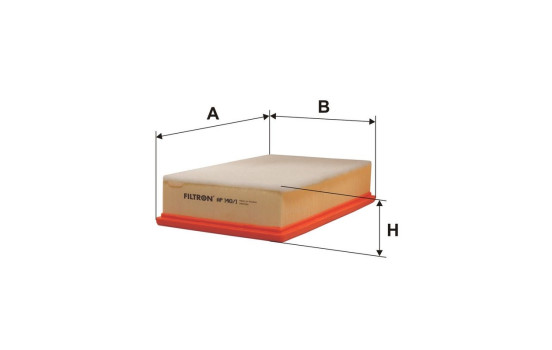 Air filter AP 140/1 Filtron, Image 2