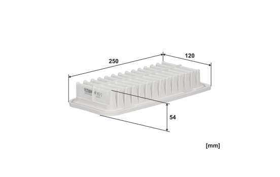 Air filter AP 142/2 Filtron, Image 3