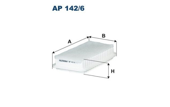 Air filter AP 142/6 Filtron
