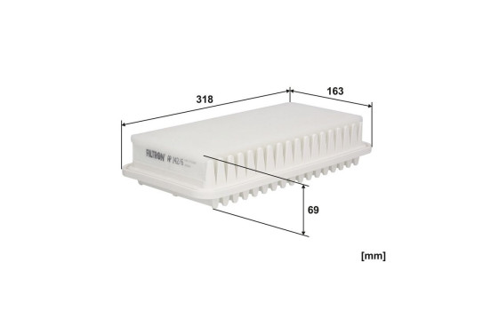 Air filter AP 142/6 Filtron, Image 3