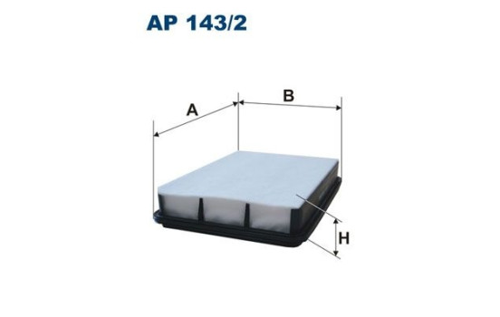 Air filter AP 143/2 Filtron