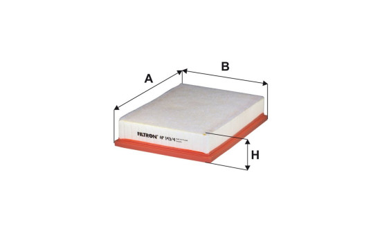 Air filter AP 143/4 Filtron, Image 2