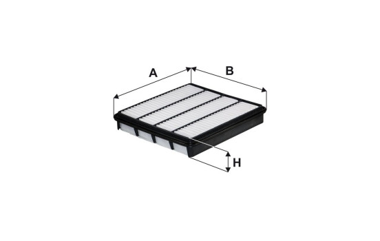 Air filter AP 143/6 Filtron, Image 2