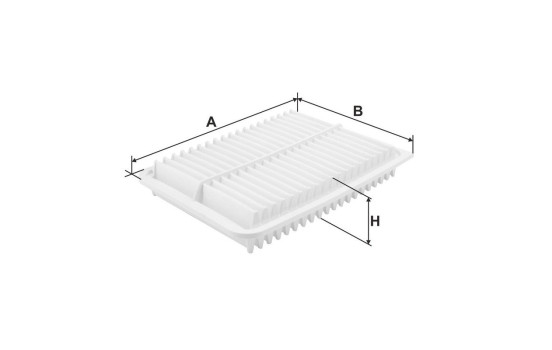 Air filter AP 144/2 Filtron, Image 2