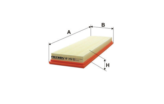 Air filter AP 149/10 Filtron, Image 2