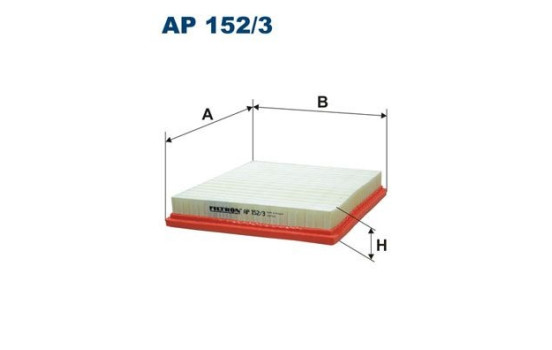 Air filter AP 152/3 Filtron