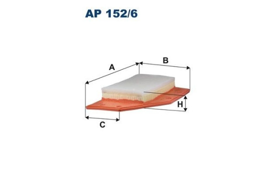 Air filter AP 152/6 Filtron