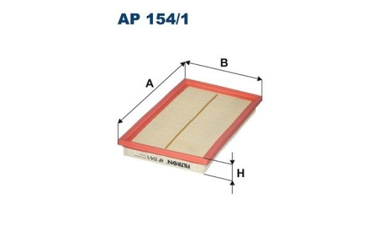 Air filter AP 154/1 Filtron