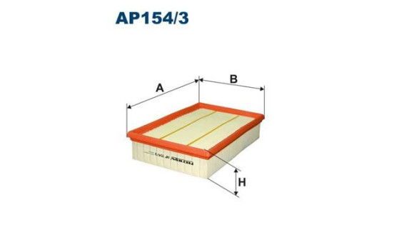 Air filter AP 154/3 Filtron
