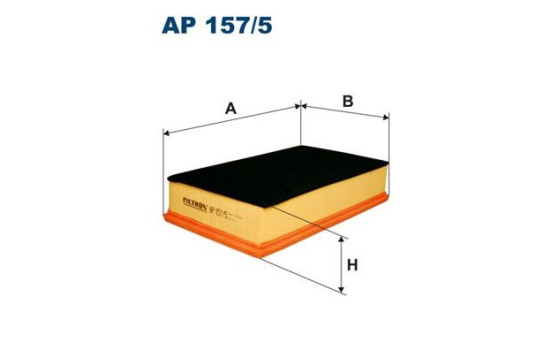 Air filter AP 157/5 Filtron