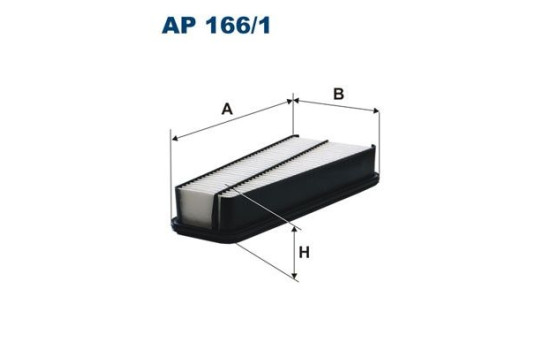 Air filter AP 166/1 Filtron
