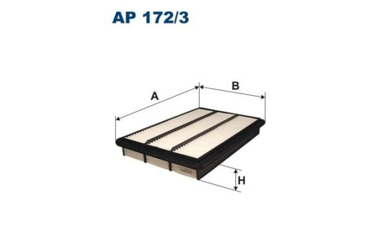 Air filter AP 172/3 Filtron