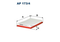 Air filter AP 173/4 Filtron