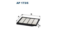 Air filter AP 173/6 Filtron