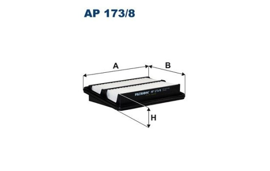 Air filter AP 173/8 Filtron