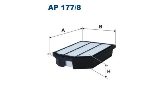 Air filter AP 177/8 Filtron