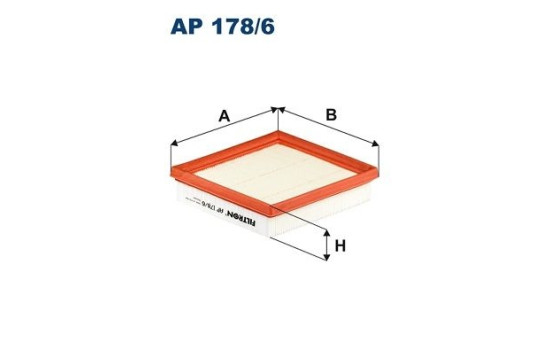 Air filter AP 178/6 Filtron