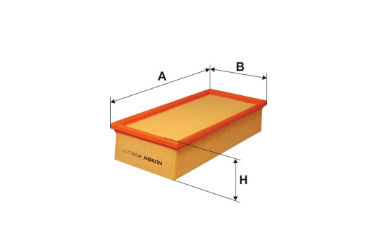 Air filter AP 178 Filtron, Image 2