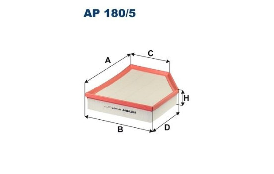 Air filter AP 180/5 Filtron