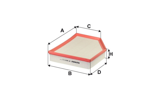 Air filter AP 180/5 Filtron, Image 2