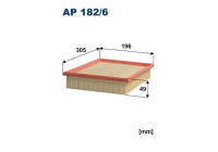 Air filter AP 182/6 Filtron