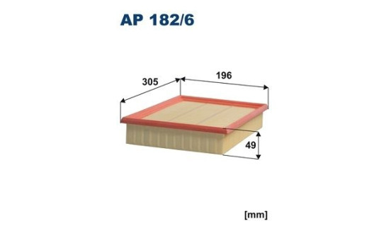 Air filter AP 182/6 Filtron