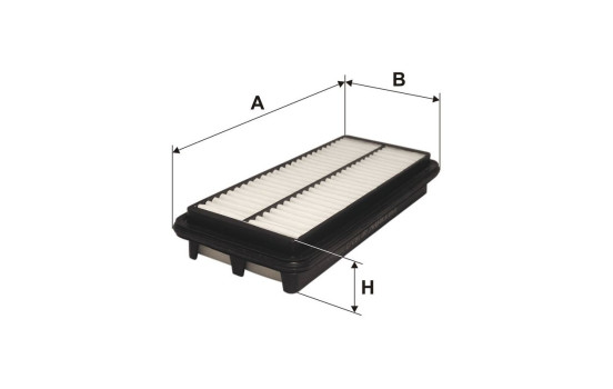Air filter AP 182/7 Filtron, Image 2