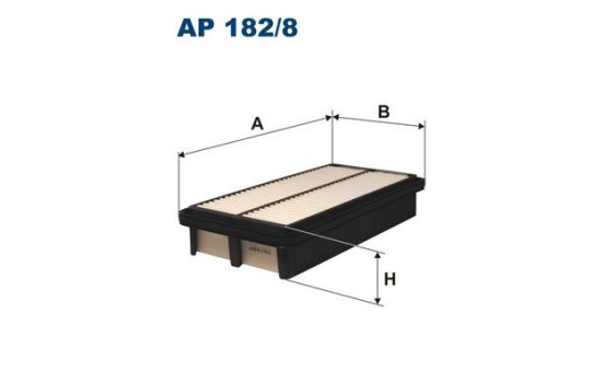 Air filter AP 182/8 Filtron