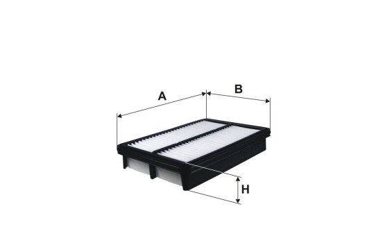 Air filter AP 182/9 Filtron, Image 2